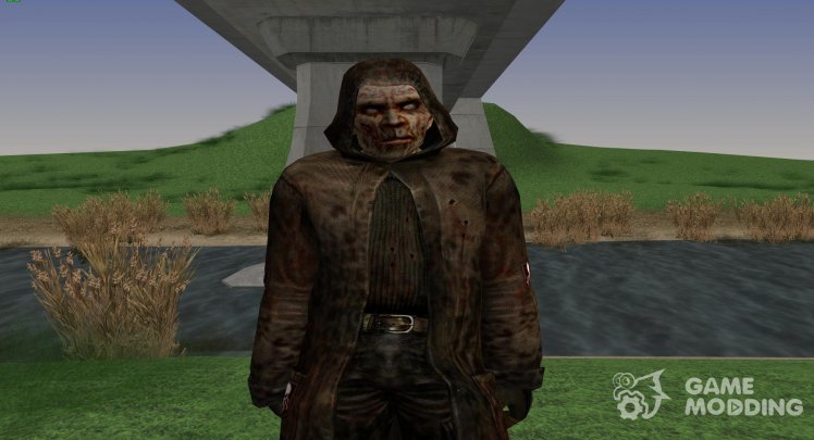 A member of the group Dark stalkers from S. T. A. L. K. E. R V. 8