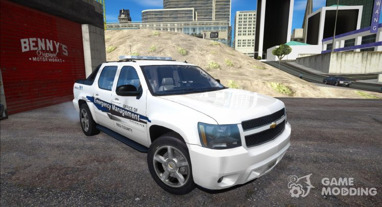 Chevrolet Avalanche Red County Office of Emergency Management 2008