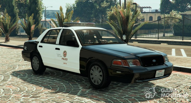 La policía de los ángeles Ford CVPI Arjent 4K v3