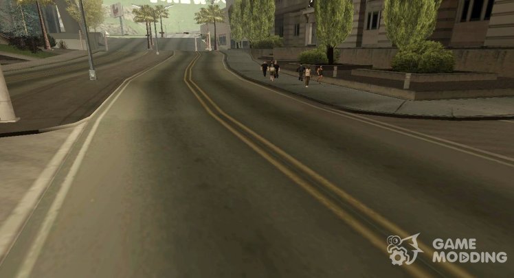 Texturas de carreteras de la versión con PS2