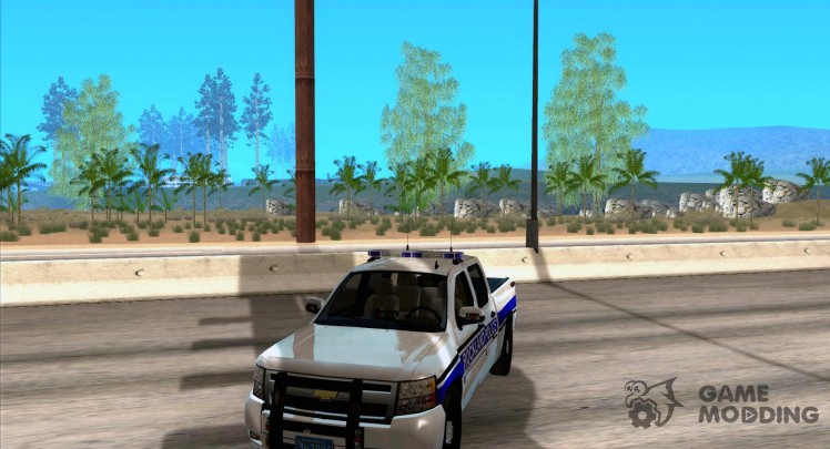 Departamento de policía de Rockland de Chevrolet Silverado