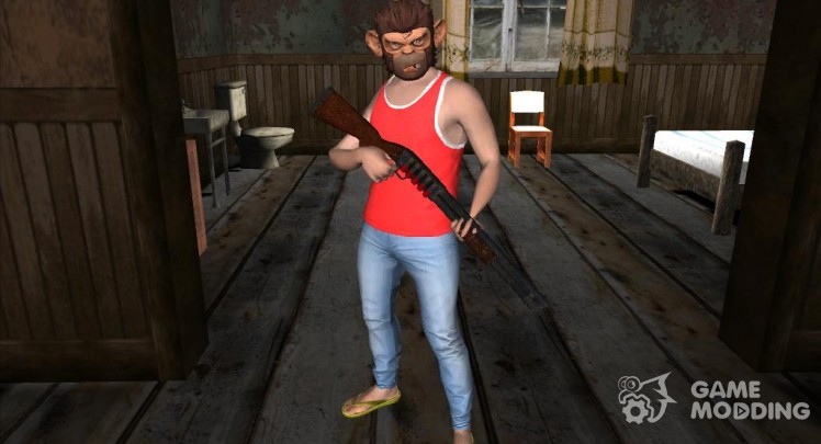 Skin de GTA V Online HD en la máscara de trevor