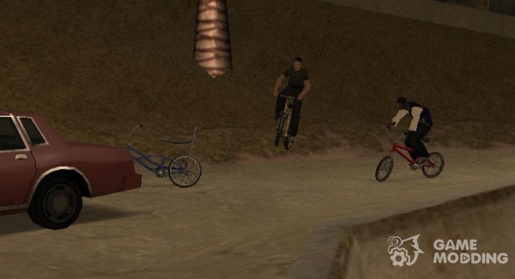 BMX bikers