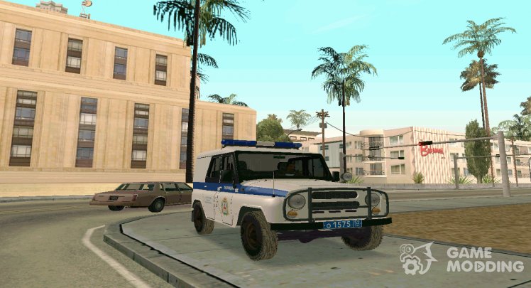 Uaz 3151 la Policía