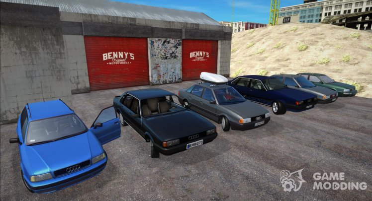 Pack of Audi 80 cars (The Best)