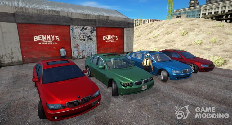 Pack of BMW 7-Series cars (730Ld, 760Li, 760i) (E65/E66)