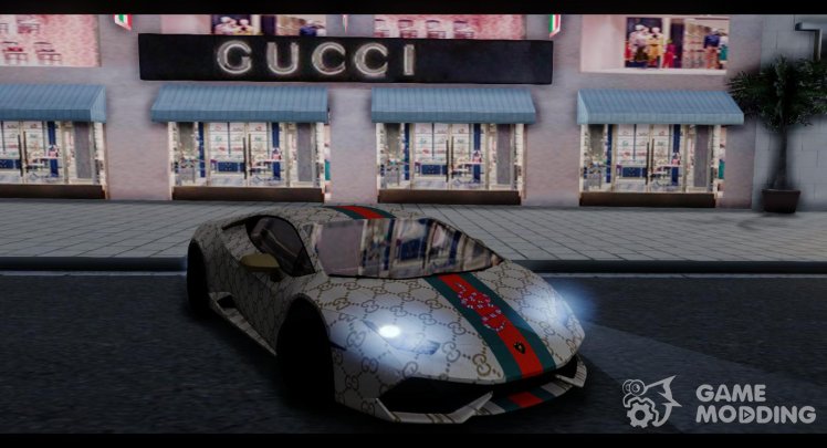 Lamborghini Huracan 2014 Gucci style