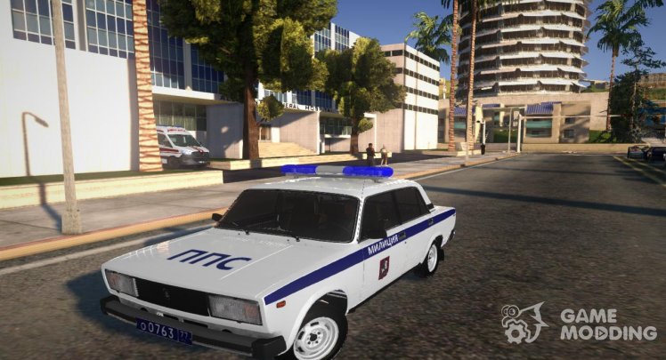 Vaz-2105 Policía de la ppa