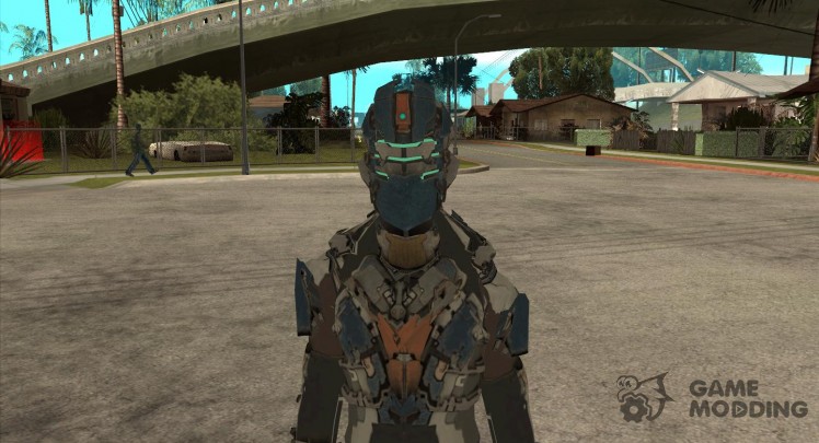 The costume from the game Dead Space 2
