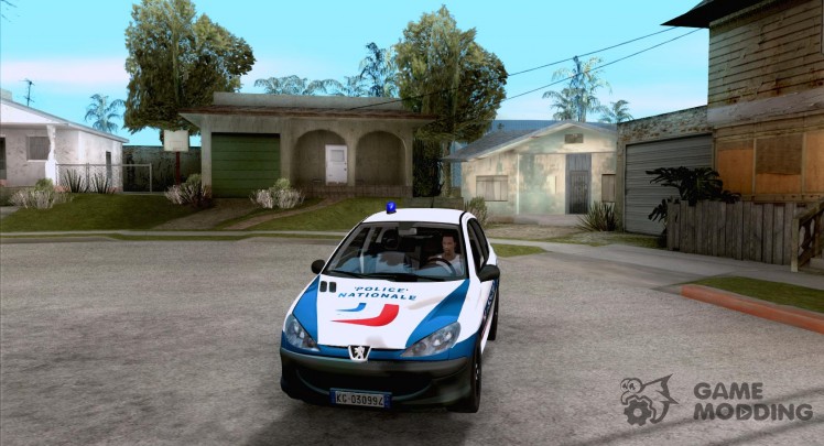 Policía de Peugeot 206