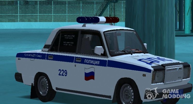 VAZ 2107 DE LA POLICA DE TRFICO