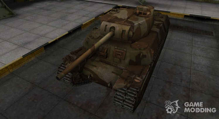La piel de américa del tanque T1 Heavy