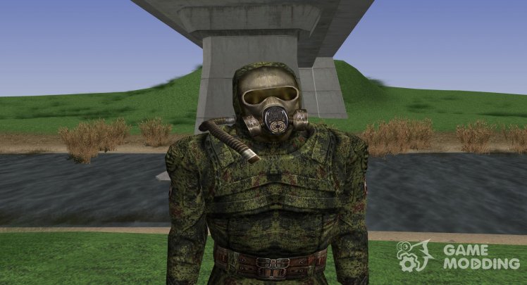 Miembro de la agrupación los Liquidadores de S. T. A. L. K. E. R v.4