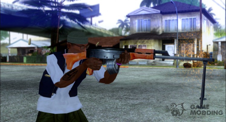 Machine gun (RPK) from the game Kuma War