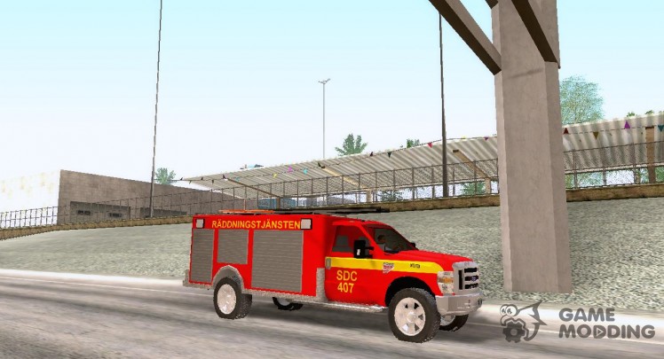 Ford F-350 шведский пожарный грузовик