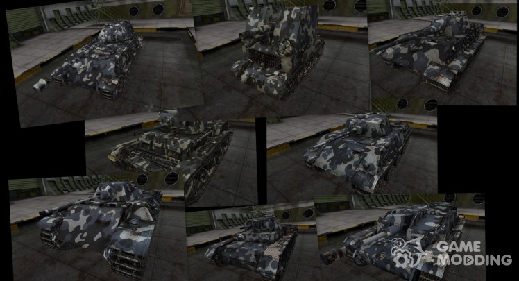 Camouflage for German tanks