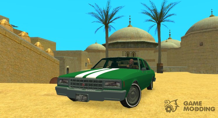 Declasse Impaler LX from GTA 5 with rotating steering wheel