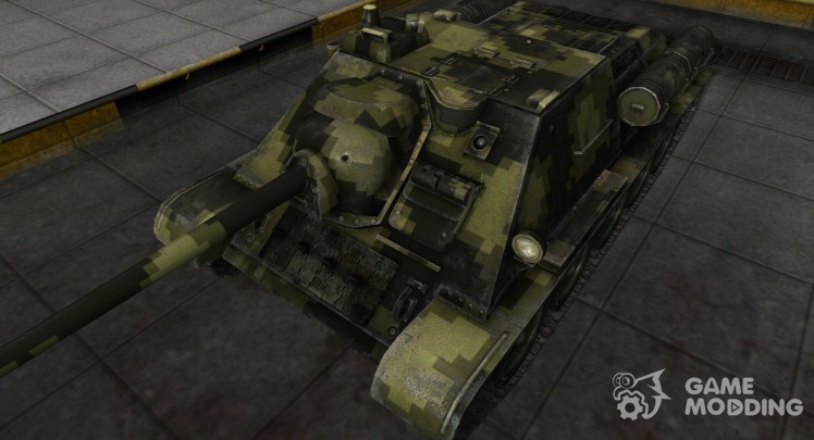 Camouflage skin for Su-85