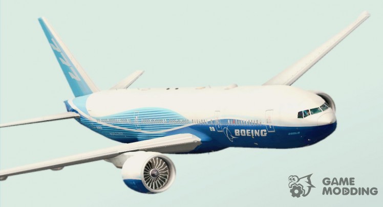 El Boeing 777-200LR Boeing House puntos de penalidad (Worldliner Demonstrator) N60659