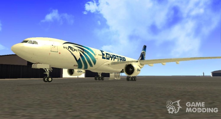 The Airbus A330-300 EgyptAir