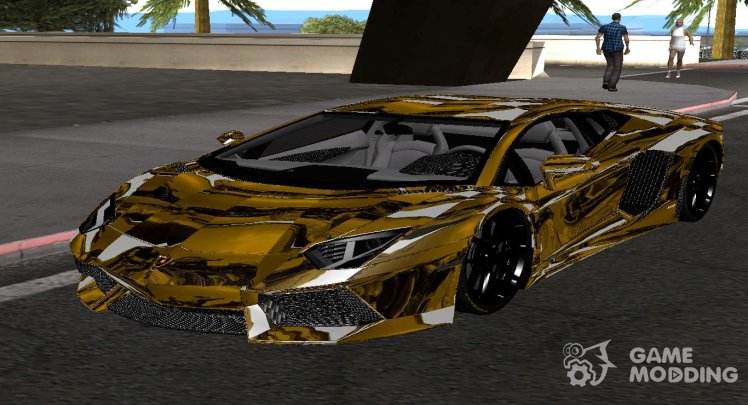 Lamborghini Aventador LP700-4 Gold Baku Luxury