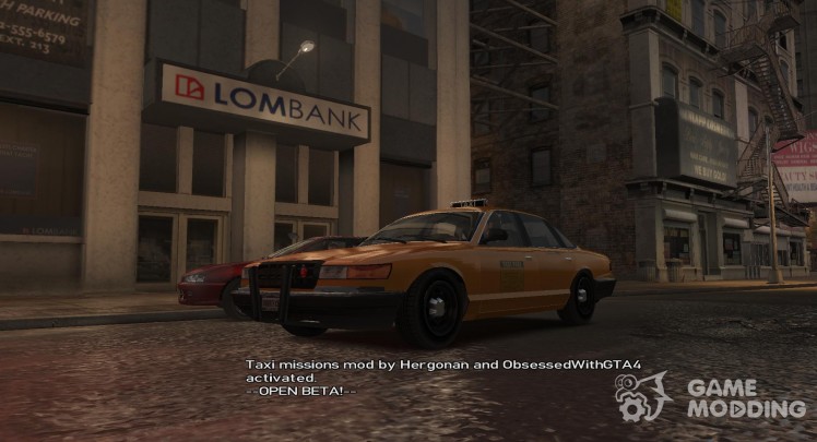 Миссия таксиста для GTA 4