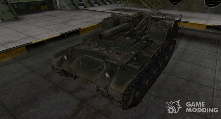 The skin for the u.s. tank M41