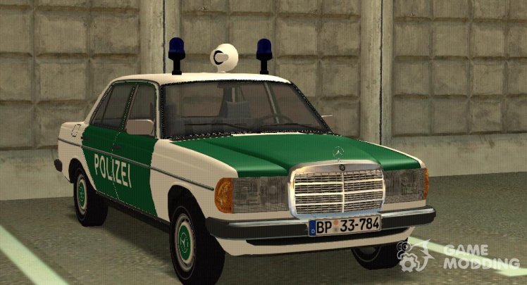 Mercedes-benz W123 240 D Polizei