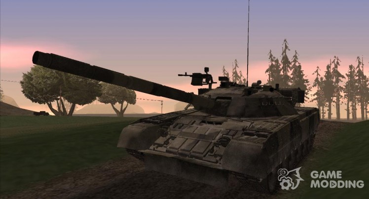 T-80U tank winter version