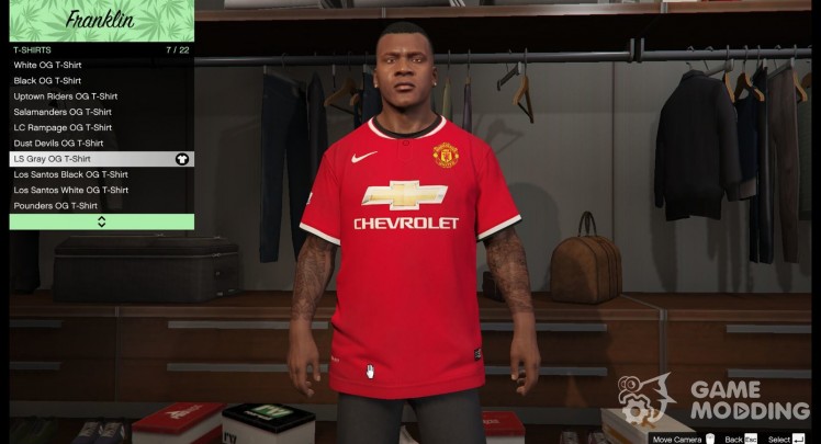 Manchester United t-shirt for Franklin