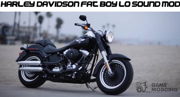 Harley-Davidson Fat Boy Lo del mod de Sonido