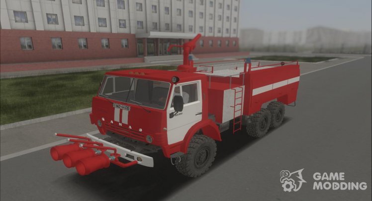 Fire truck KamAZ 43105 AA of the city of Odessa