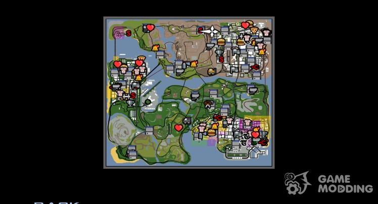 Карта из GTA SA Mobile