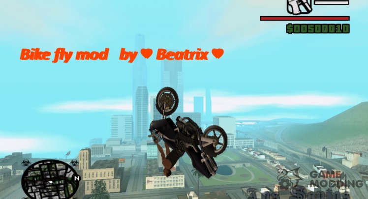 On a flying motorcycle