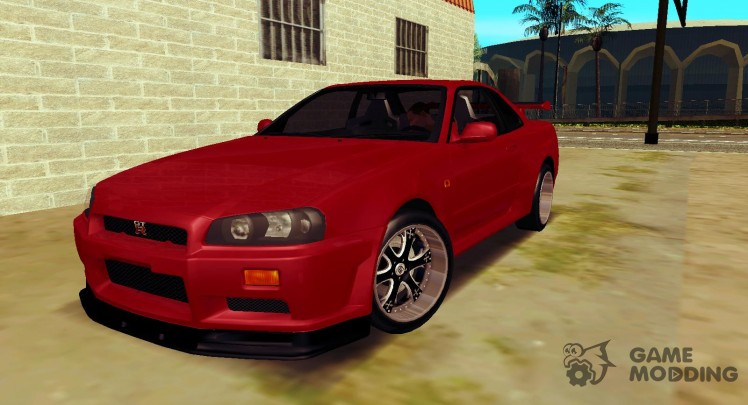 Nissan Skyline GT-R R34 V-Spec Llantas Lexani