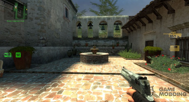 Black AWP - with red dot.