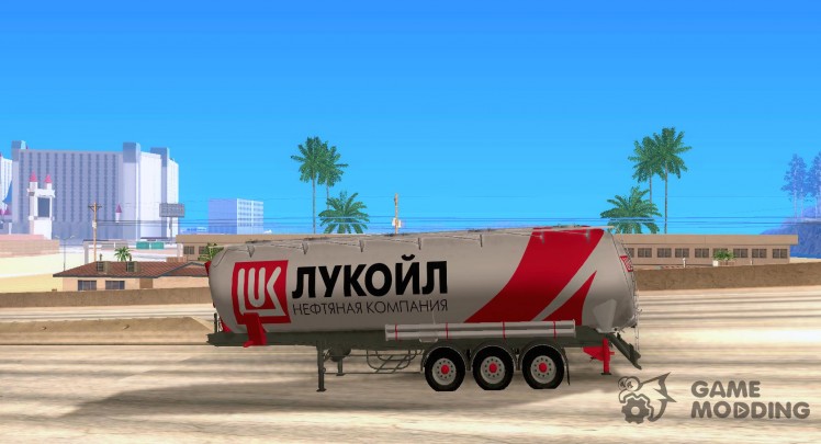 Trailer of Lukoil for Mercedes-Benz Actros