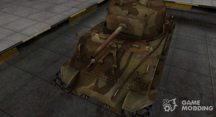 Americano tanque Sherman M4A2E4