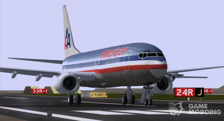 The Boeing 737-800 American Airlines