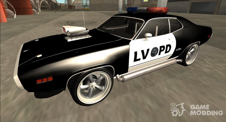 1972 Plymouth GTX Policía LVPD