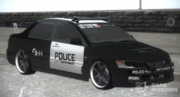 Mitsubishi Lancer Evolution IX Police