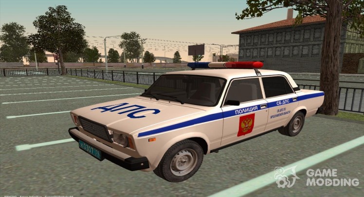 Vaz-2107, la Policía de la Ciudad de yaroslavl