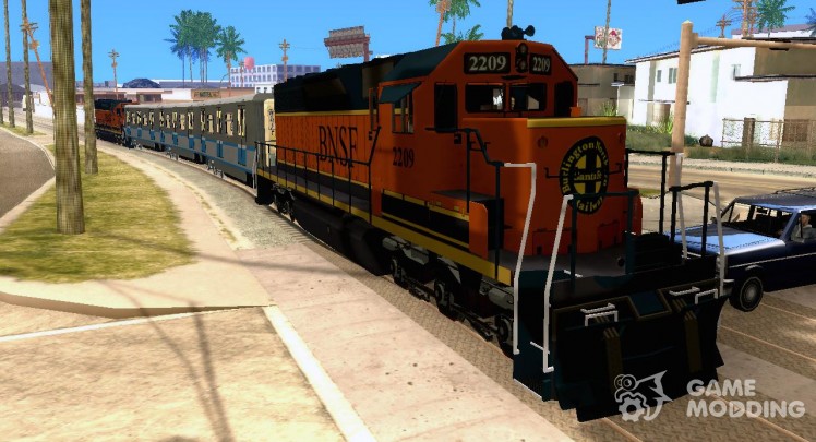 La locomotora SD 40 Union Pacific BNSF