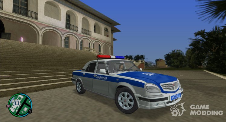 GAZ 31105 Volga traffic police