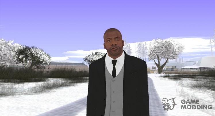 Skin HD GTA V Franklin in costume