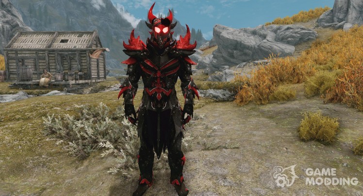 Daedric Space Armor a standalone retexture