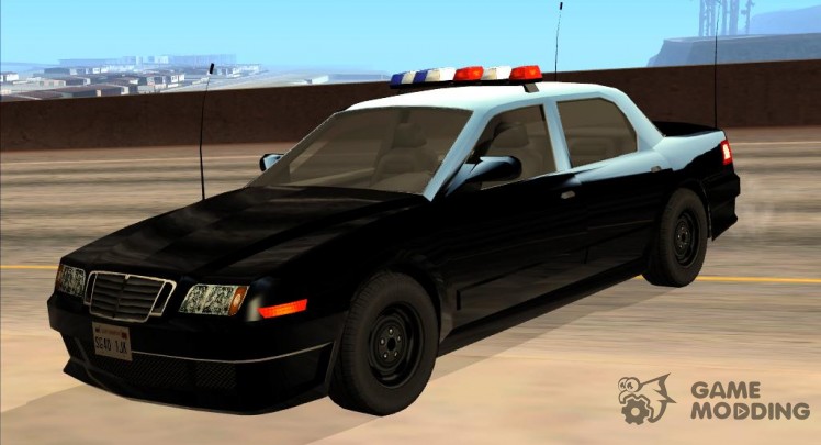 Машина полиции 2-го уровня розыска из NFS MW v2