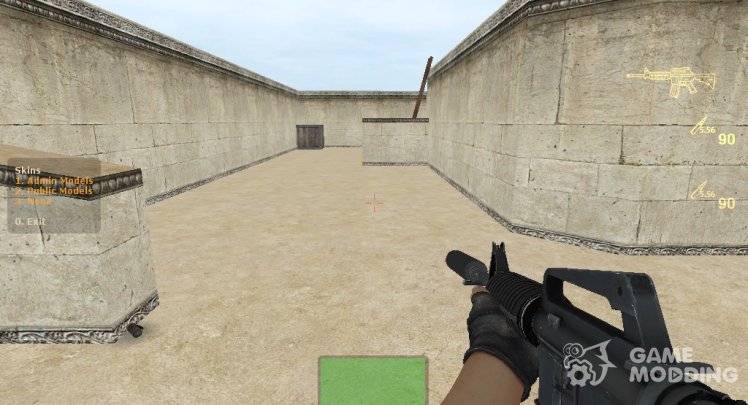 M4A1 Default T Elite hands of CSGO