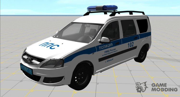 Lada Largus Russian Police