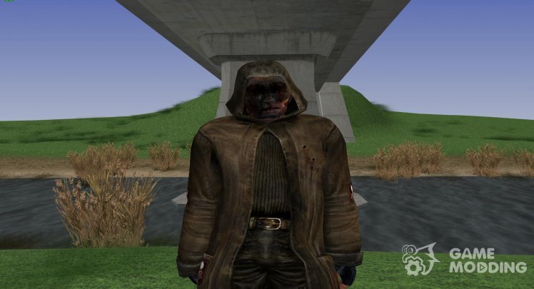 A member of the group Dark stalkers from S. T. A. L. K. E. R V. 20